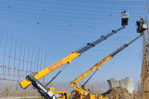 Xuzhou Handler's Blue-Plate 28-Meter Aerial Work Platform Vehicle Classic Upgrade!